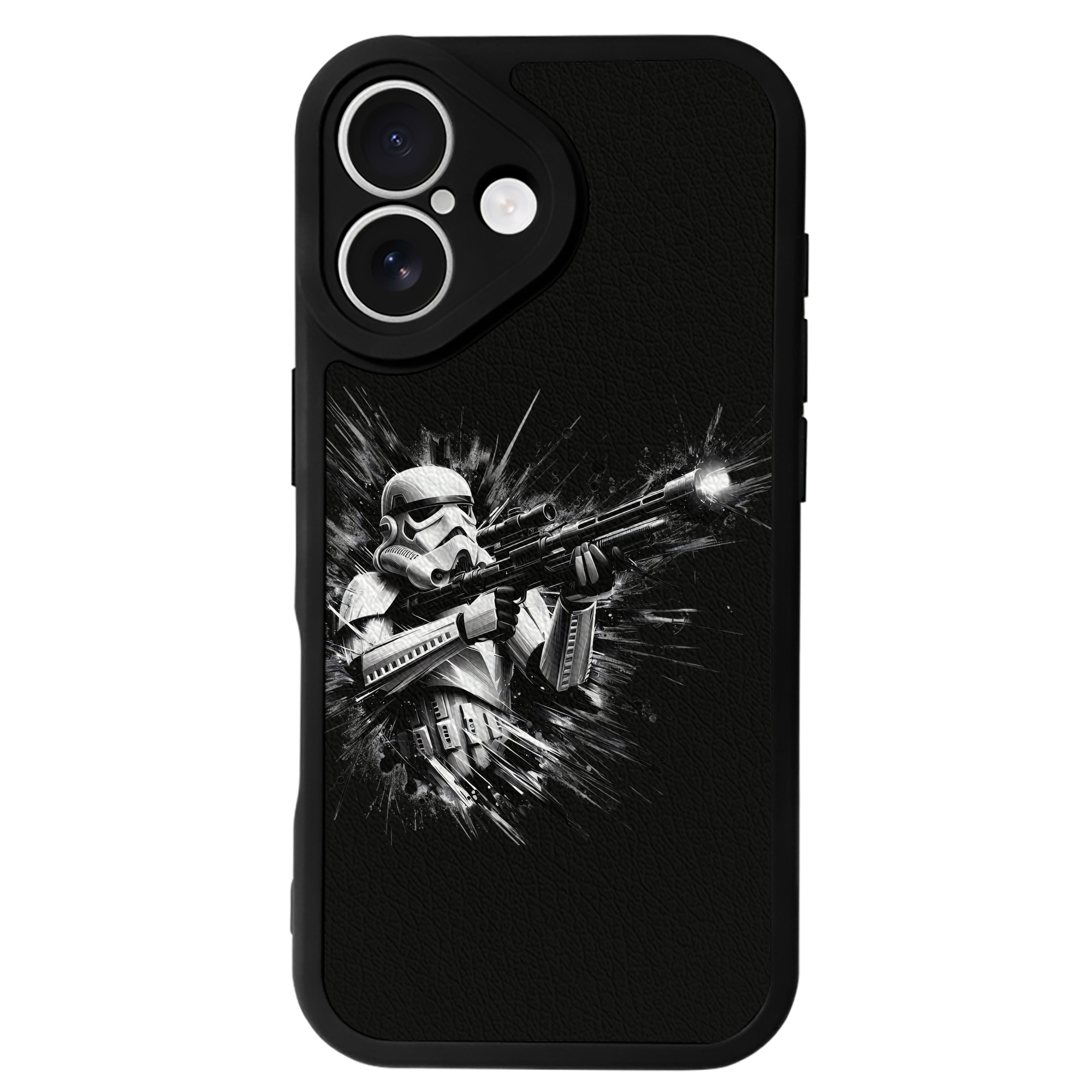 （画像用） スター・ウォーズ Star Wars 【iPhone 16シリーズ対応】シリコンスマホケース（レザー調） 材質：シリコン
